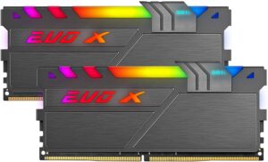 GeIL DDR4 3200 Mhz PC4-25600 8GB*2 枚 EVO X II RGB (発光型)