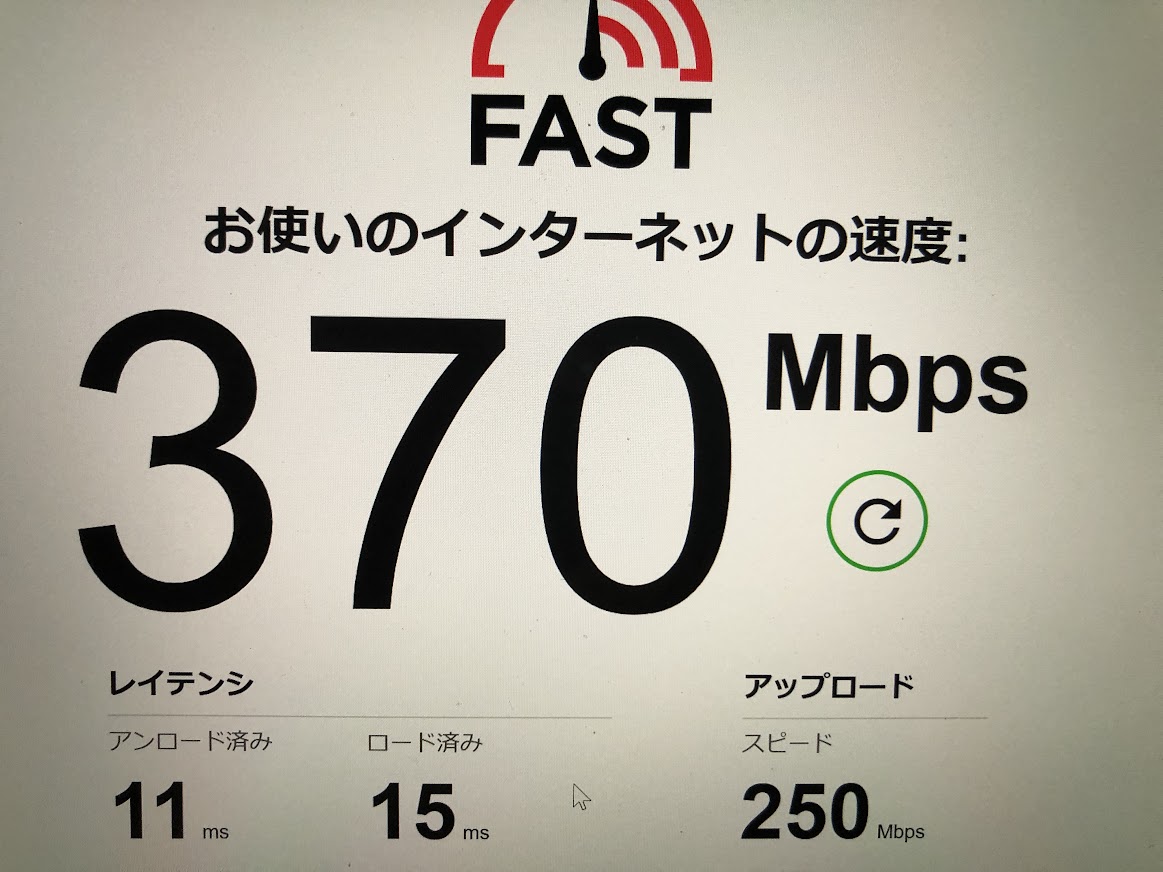 WiFi　回線速度