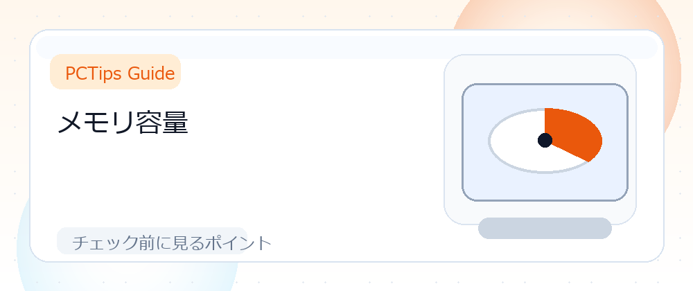 メモリ容量の解説画像