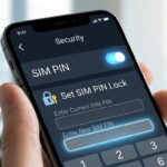 スマホのPINコード（SIM PIN）にロックを掛けて第三者によるSIMカードの無断使用を防ぐ設定
