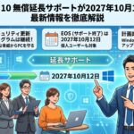 Windows 10 無償延長サポートが2027年10月12日まで！最新情報を徹底解説
